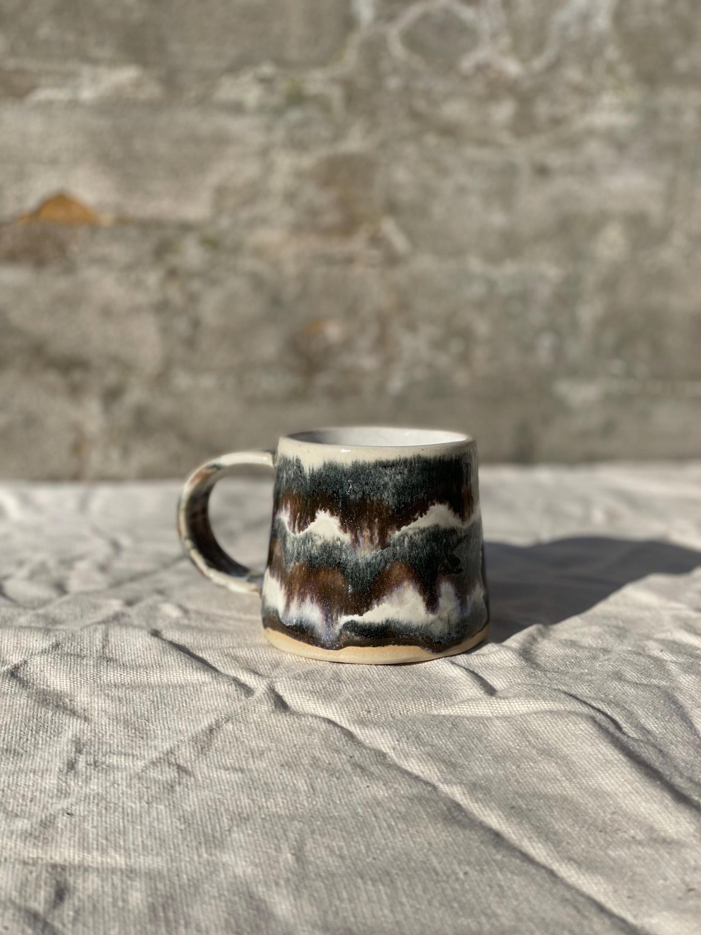 Two mugs in one template! DIY Ceramics Stencil Pottery Crafts ENGLISH