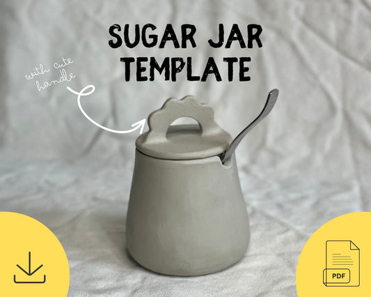 Sugar Jar Pottery Template