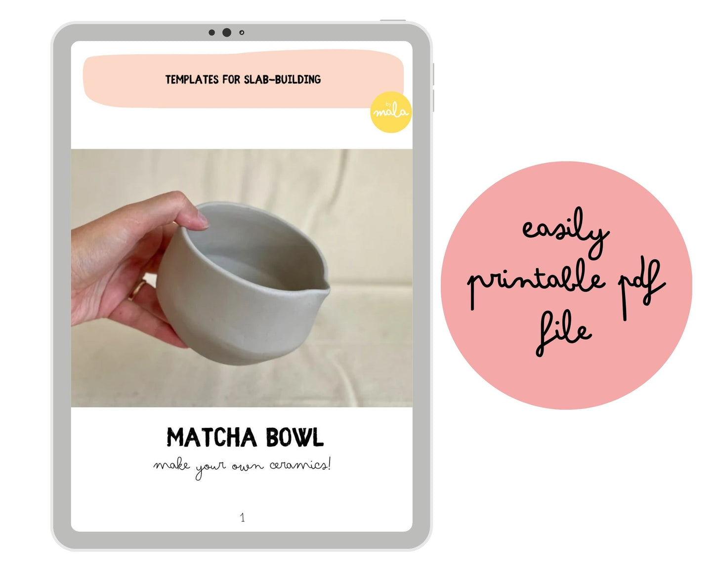 Matcha Set Pottery Template Chawan and Chasen