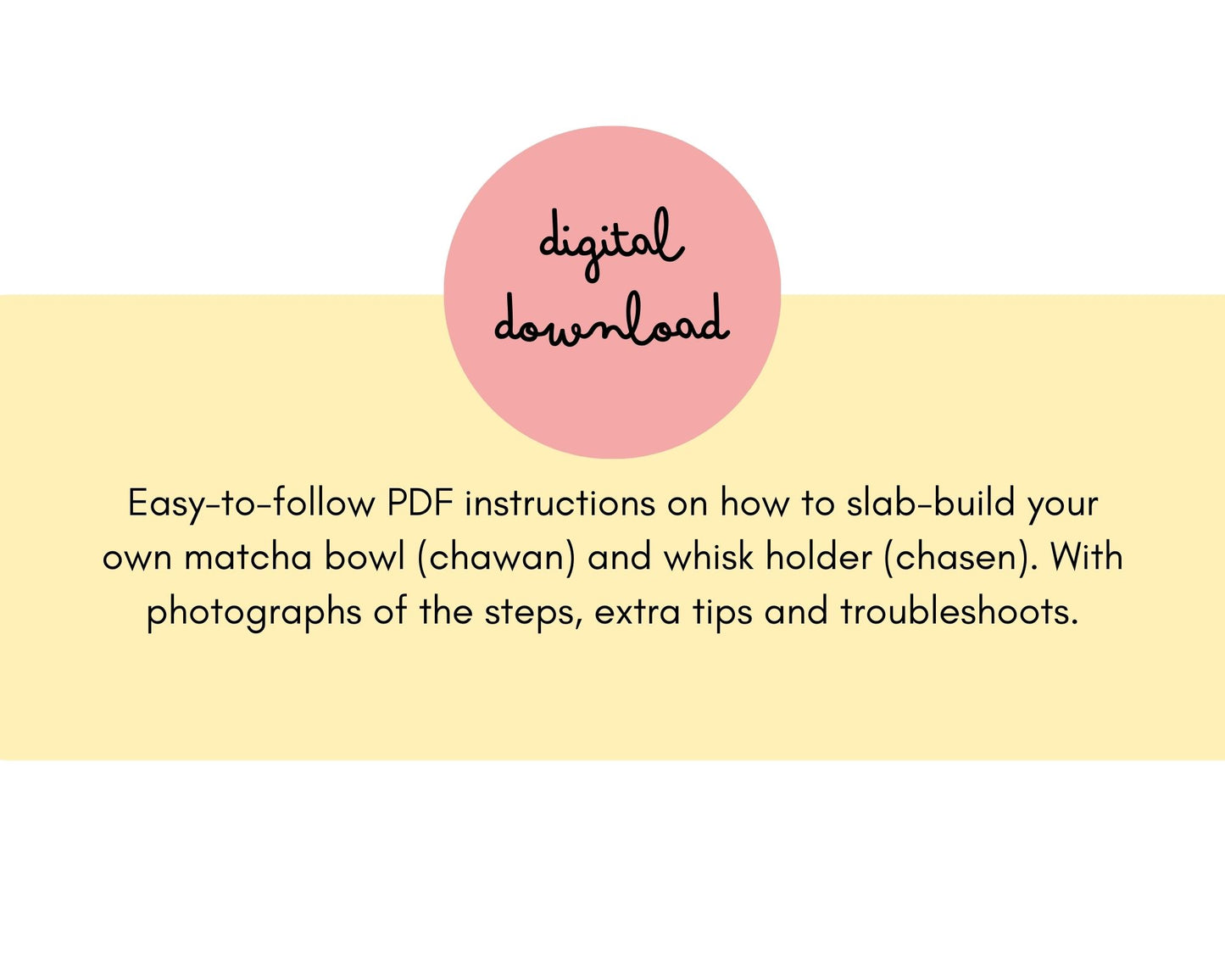 Matcha Set Pottery Template Chawan and Chasen