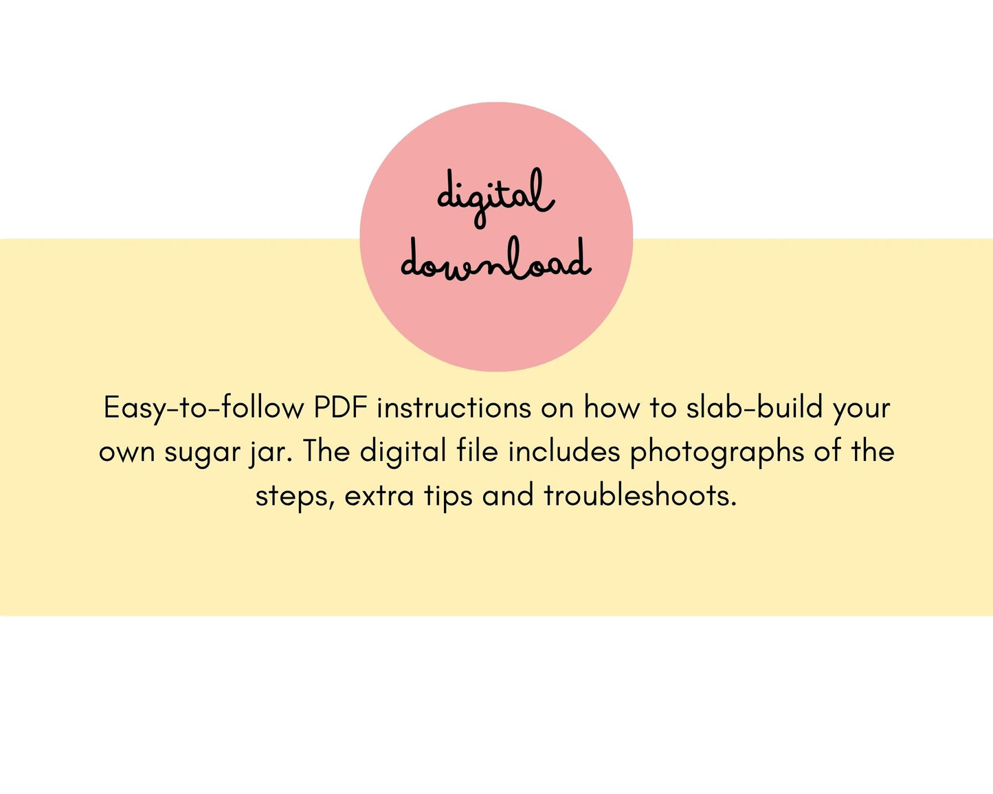 Sugar Jar Pottery Template